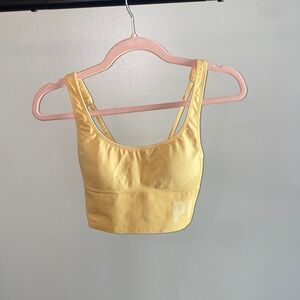Yellow Sports Bra